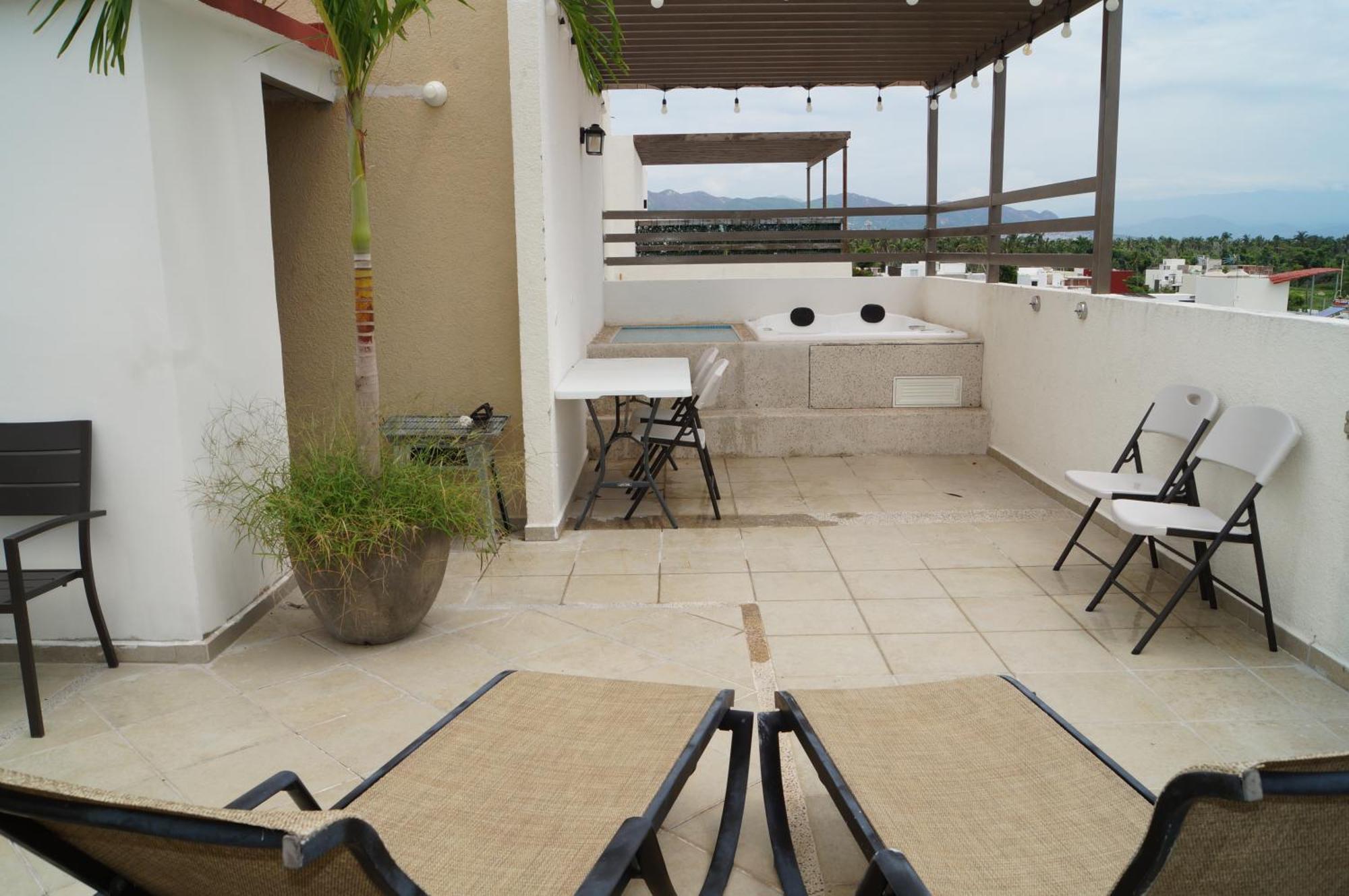 Penthouse Con Jacuzzi En Diamante Apartment *